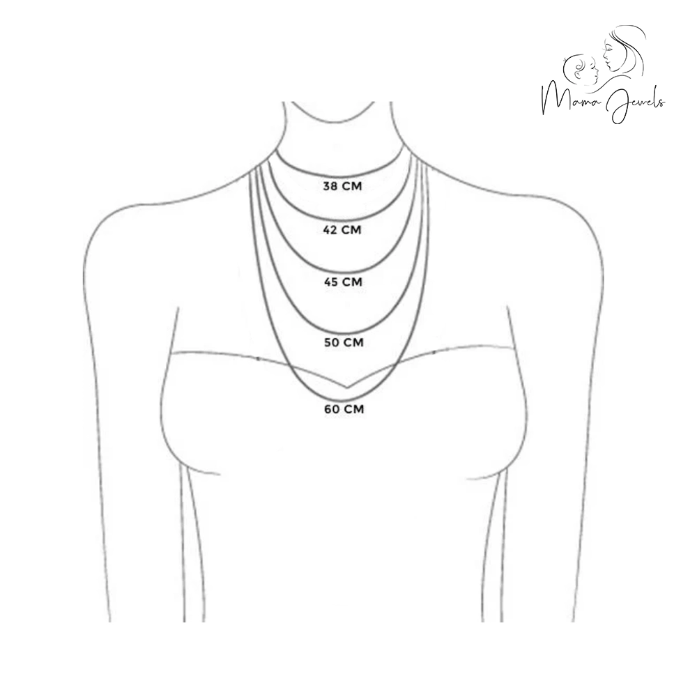 Gerhodineerd Zilver Collier