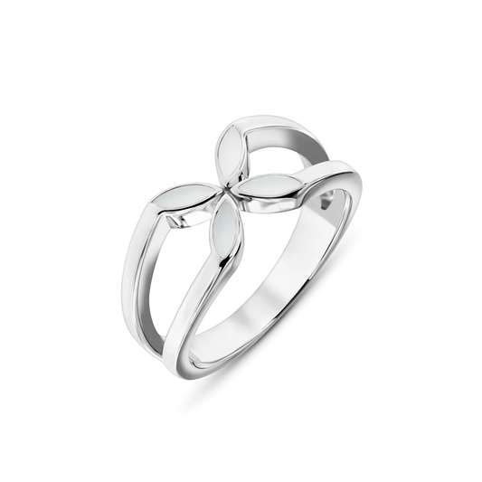 Fleur | Moedermelk Ring Zilver