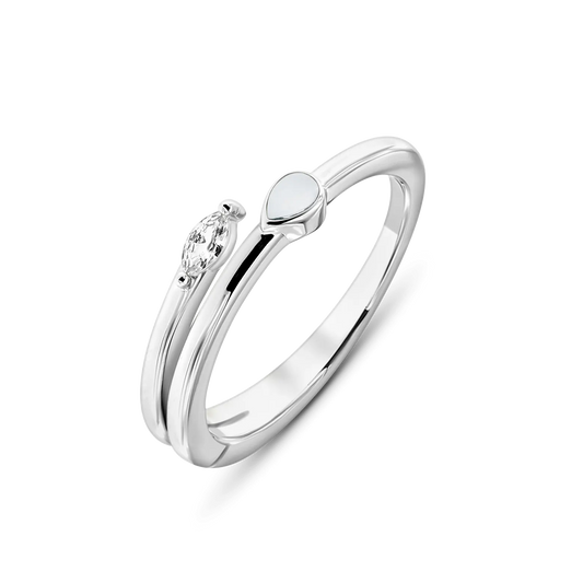 Naomi | Moedermelk Ring Zilver