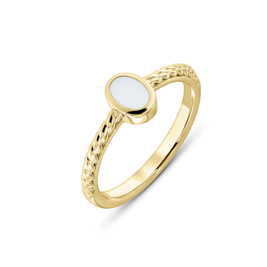 Ilse | Moedermelk Ring massief