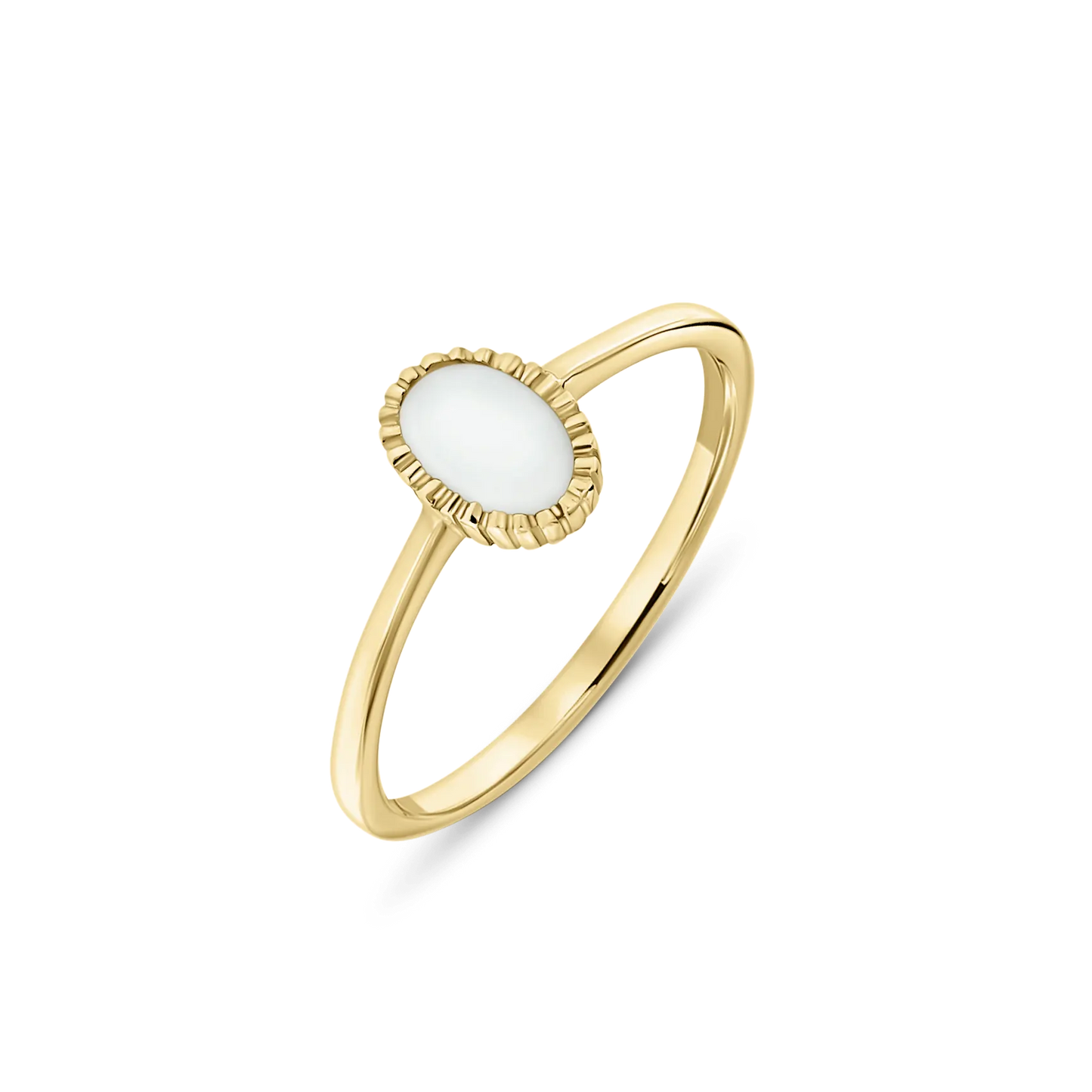 Lauren | Moedermelk Ring massief