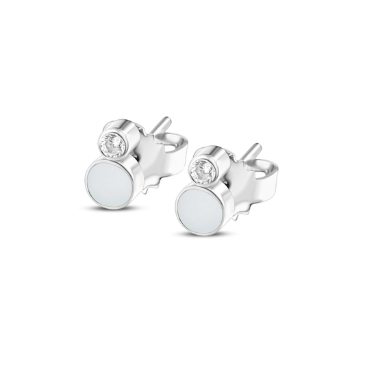 Mila| Moedermelk Oorstekers Zilver