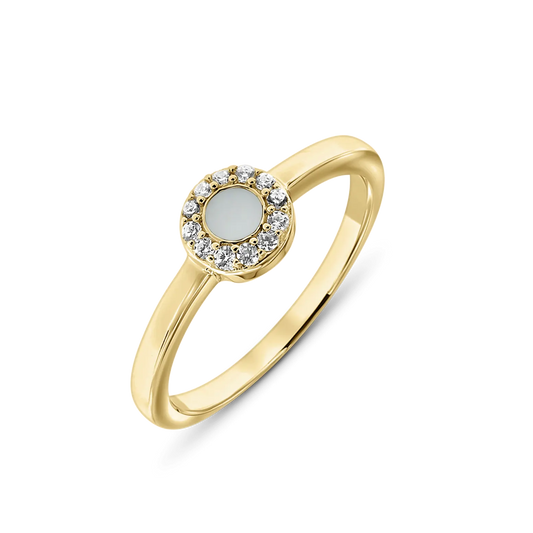 Merel | Moedermelk Ring massief