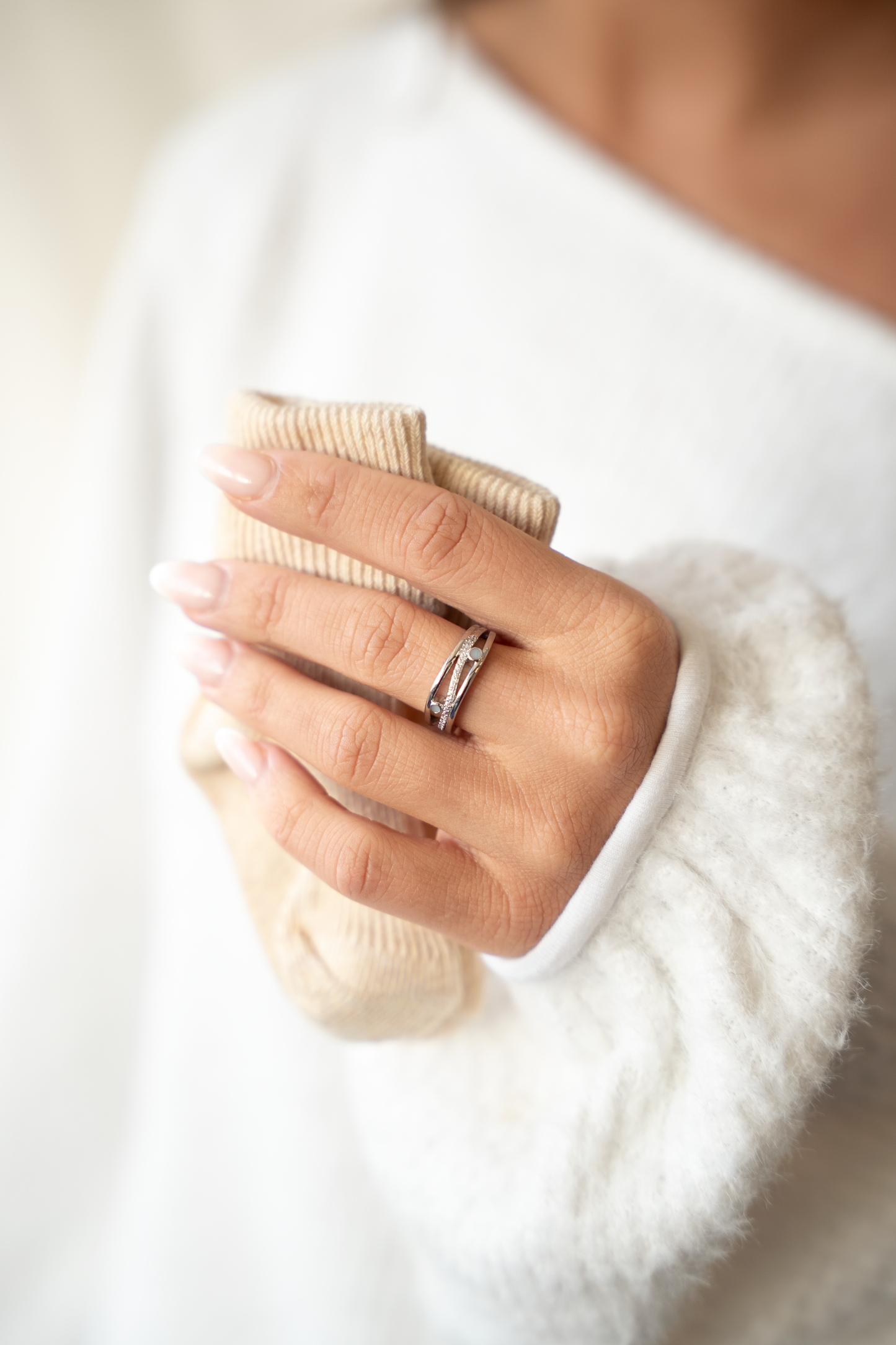 Charlotte | Moedermelk Ring Zilver