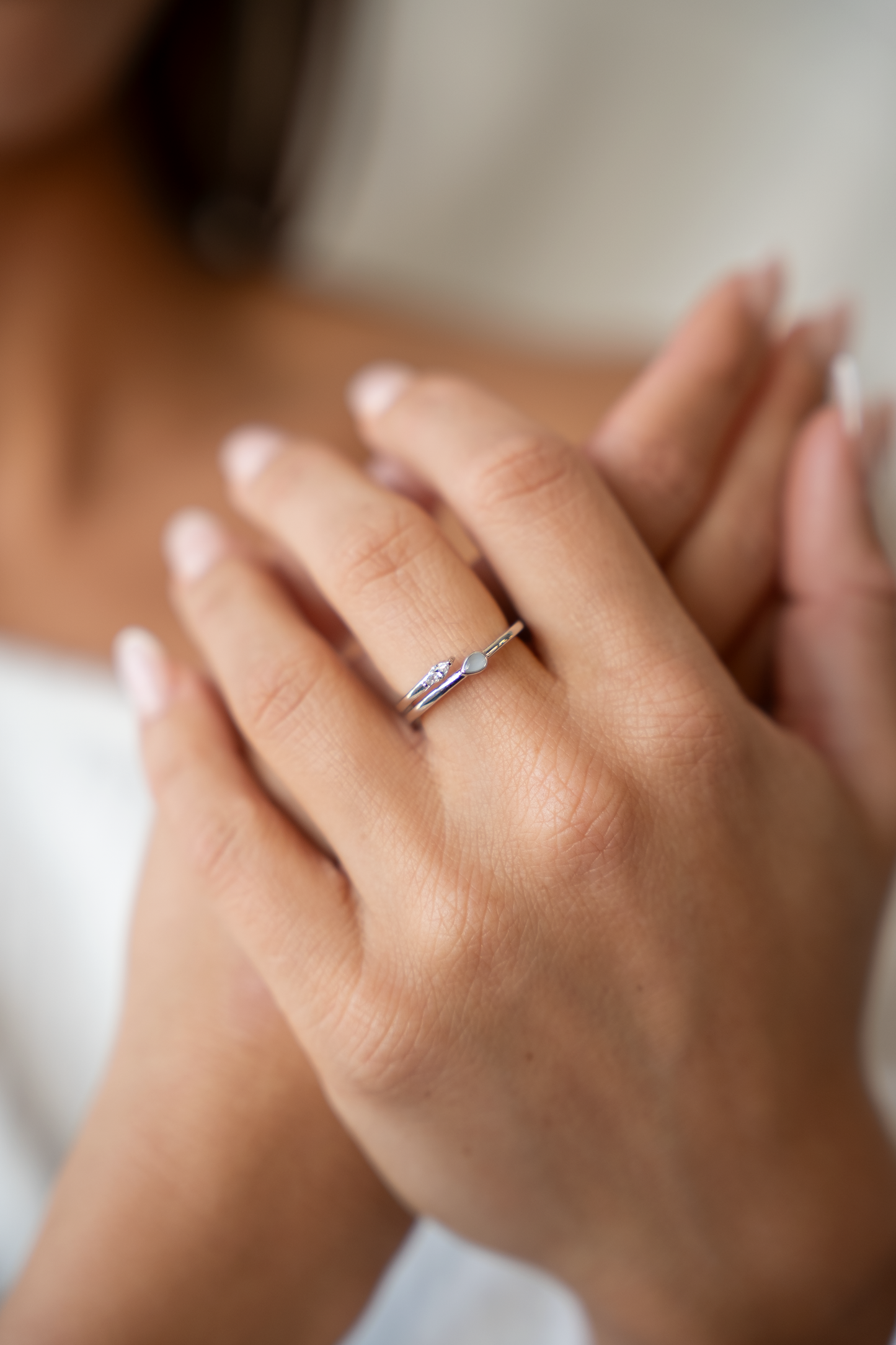 Naomi | Moedermelk Ring Zilver
