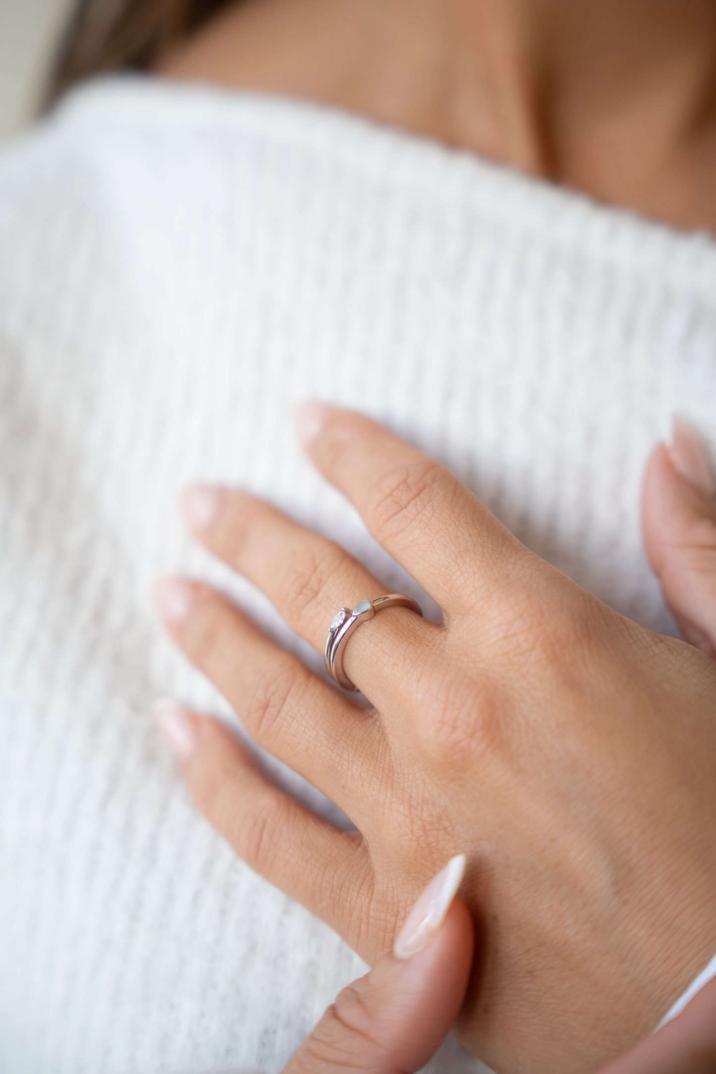 Naomi | Moedermelk Ring massief
