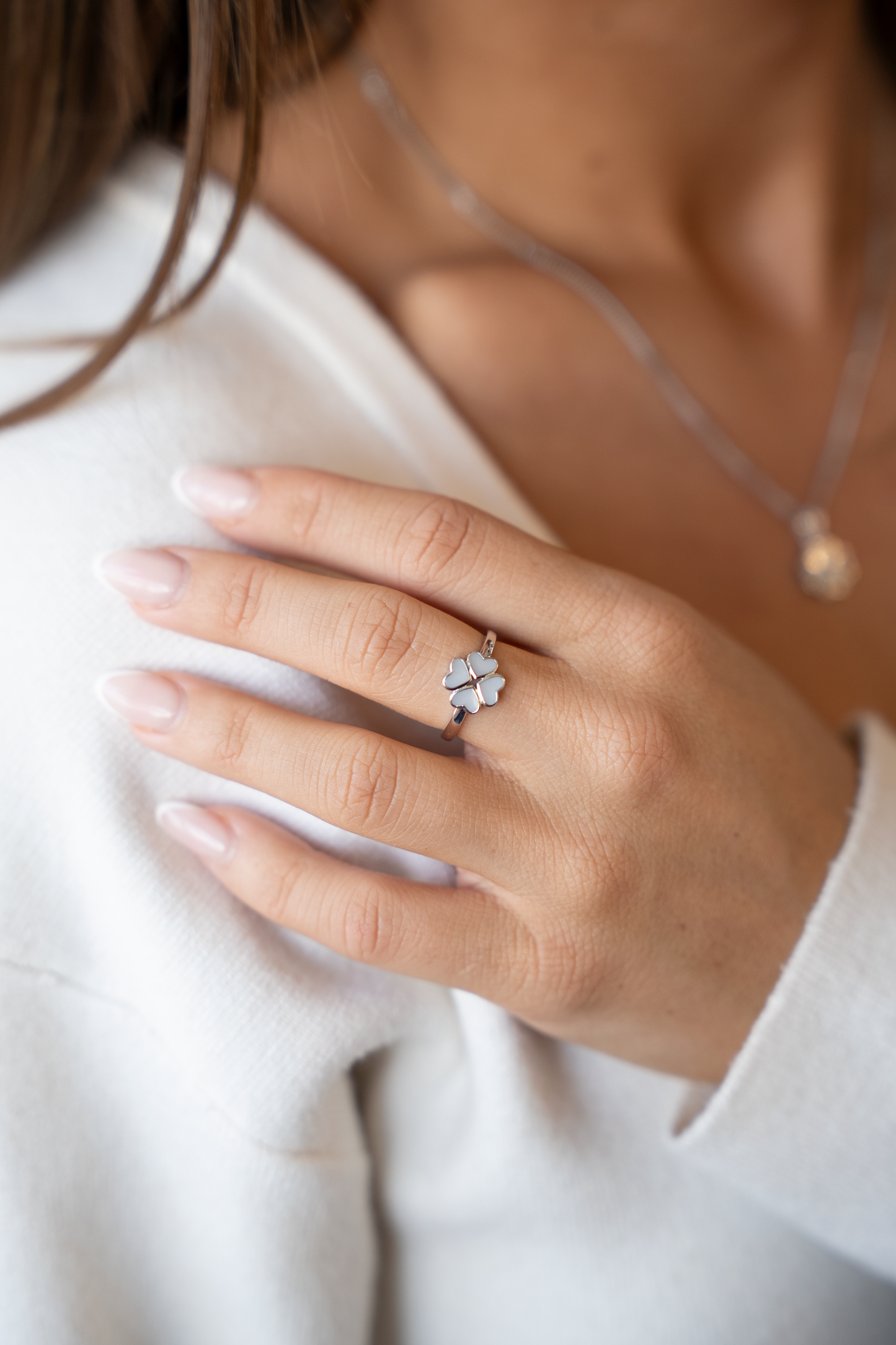 Lucy | Moedermelk Ring massief