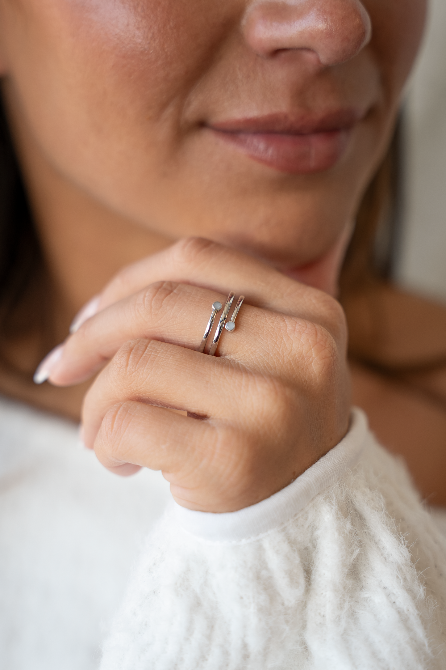 Aurore | Moedermelk Ring Zilver
