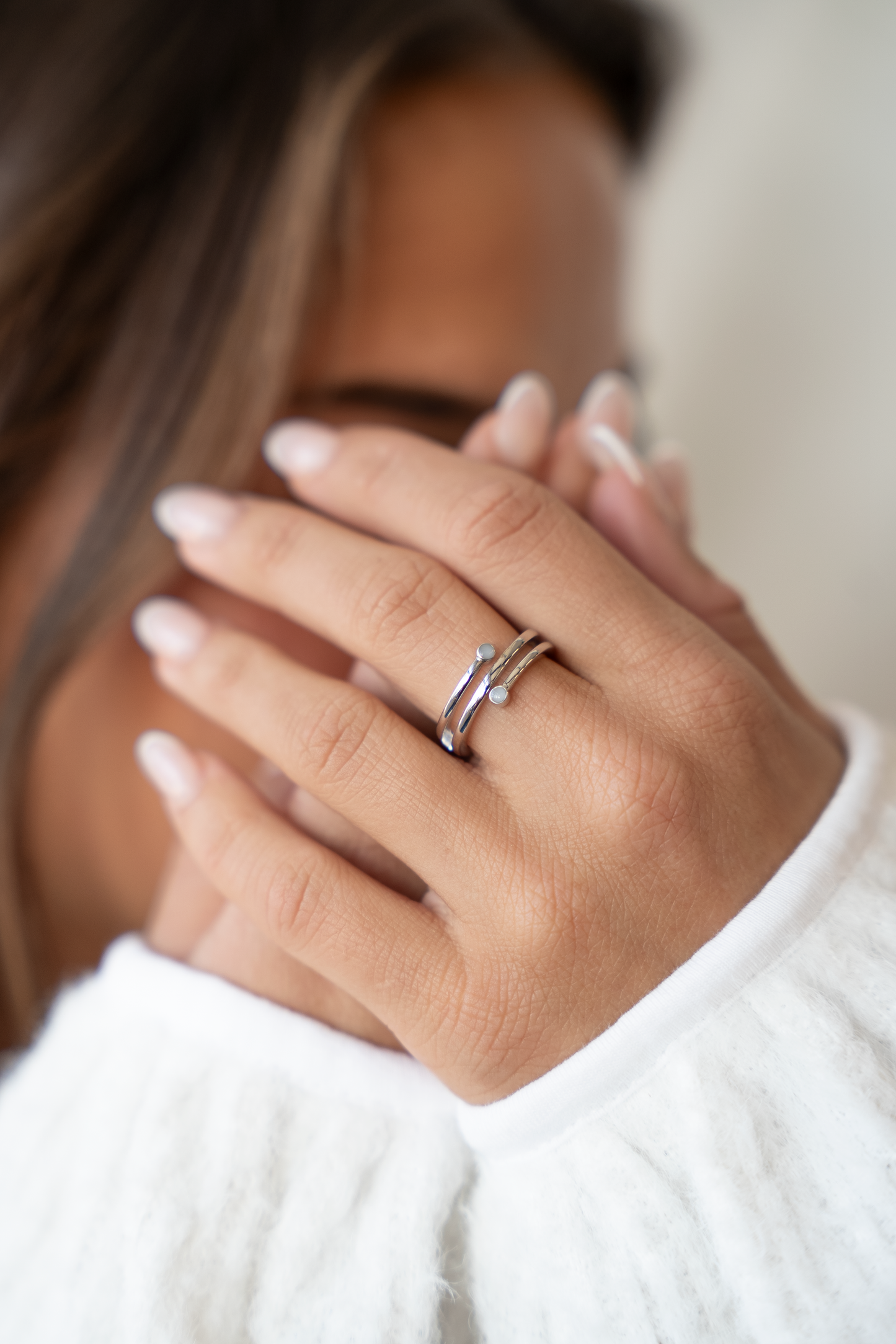 Aurore | Moedermelk Ring Zilver