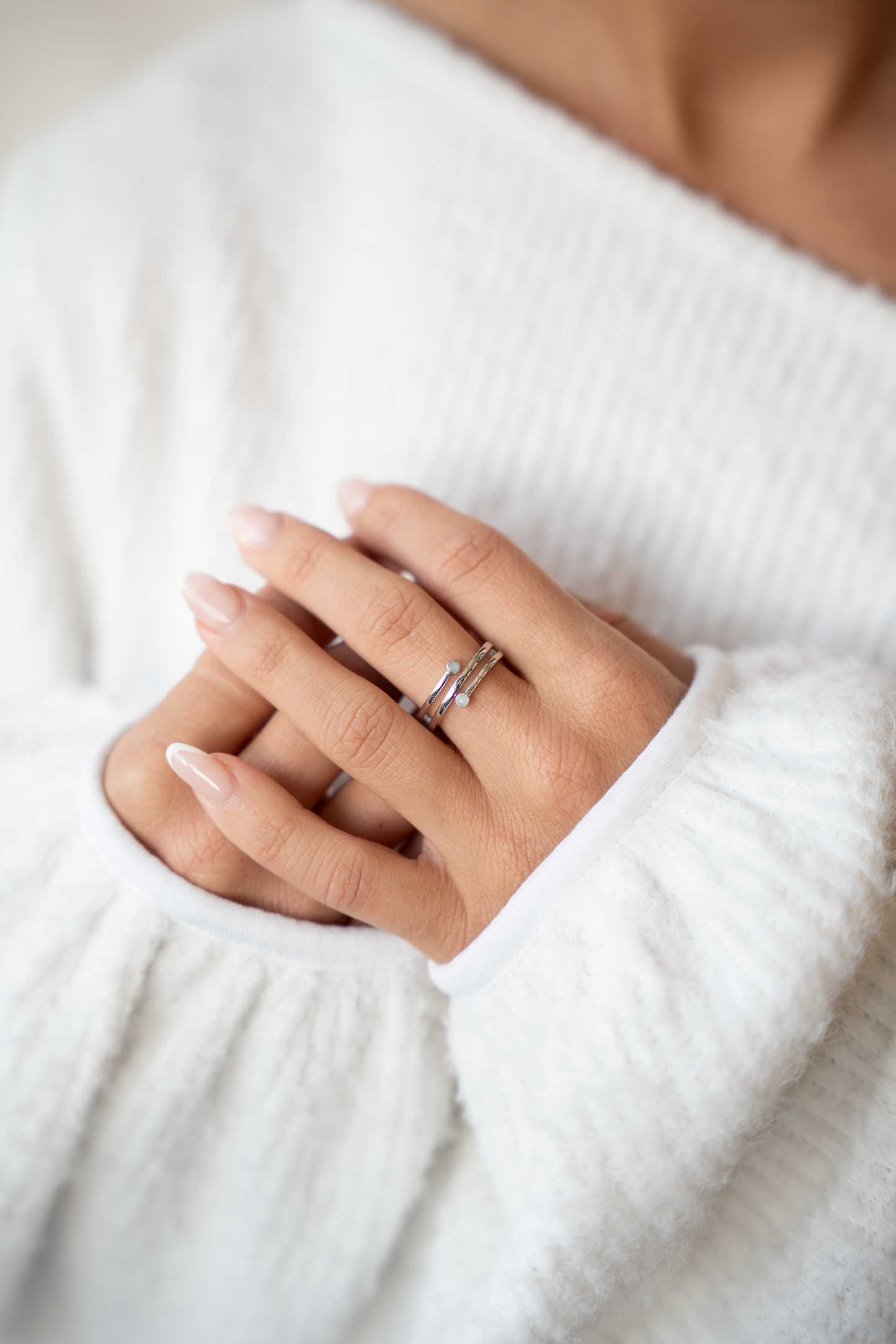 Aurore | Moedermelk Ring Zilver