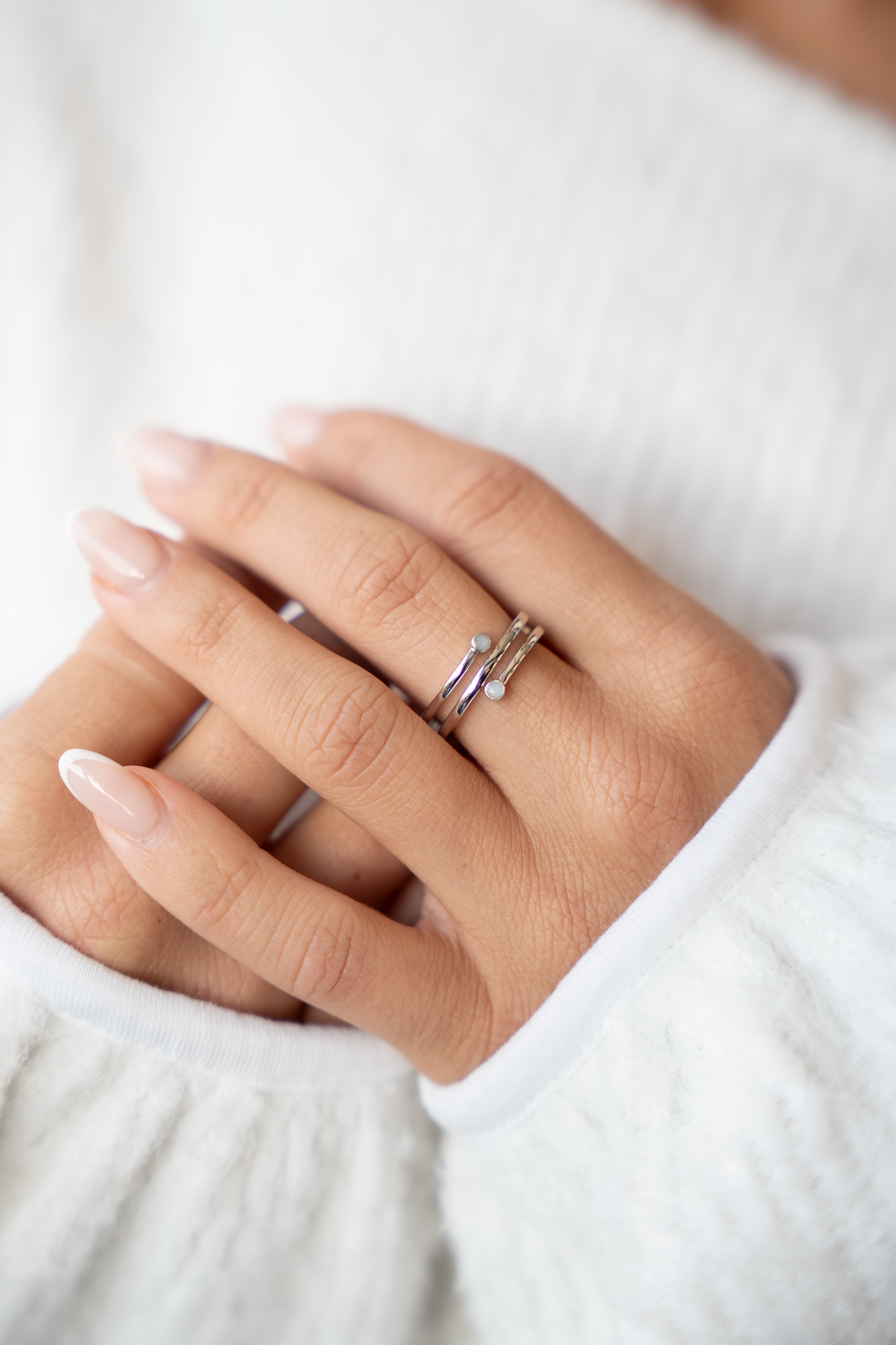 Aurore | Moedermelk Ring Zilver