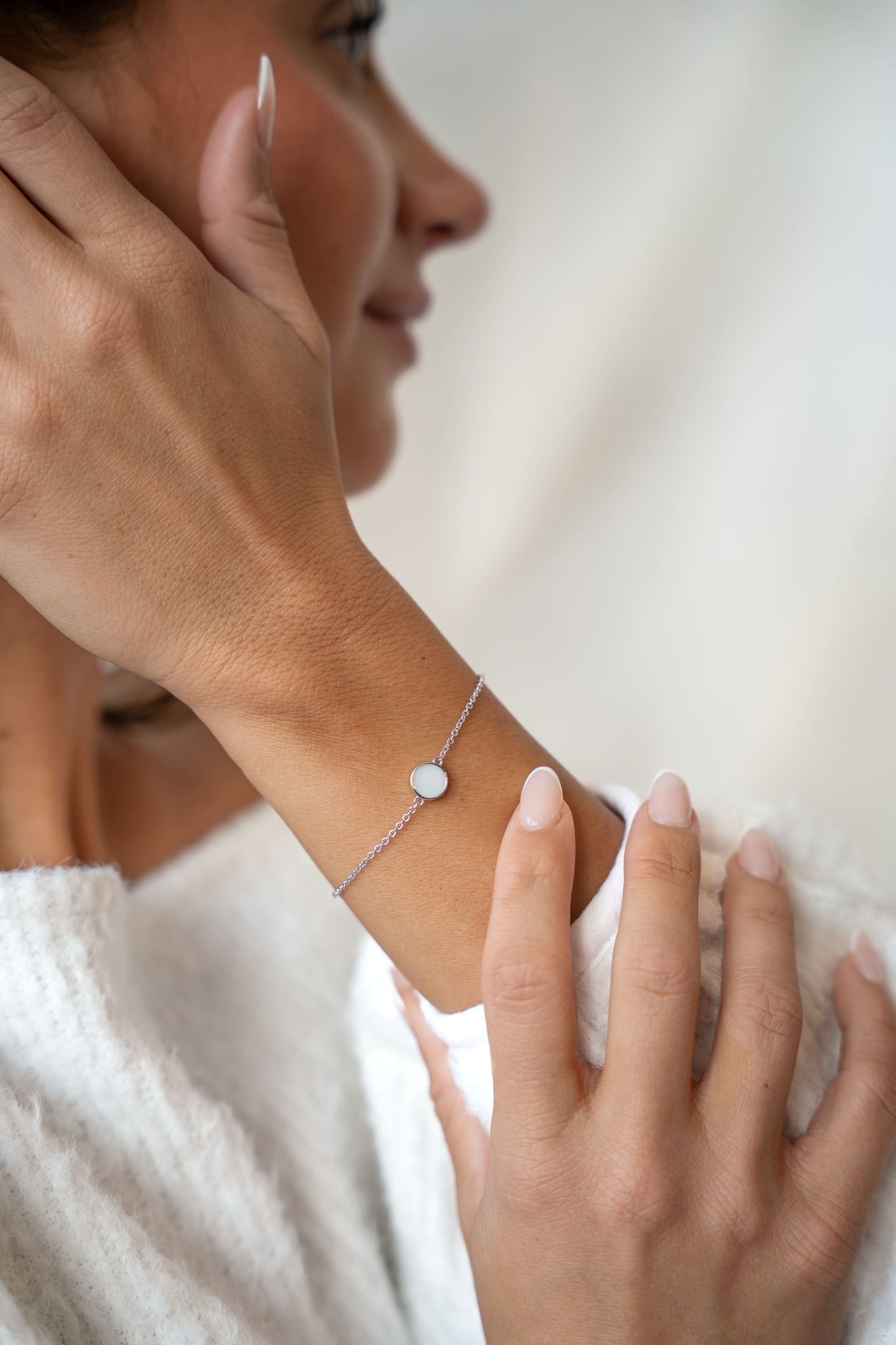 Lis | Moedermelk Armband Zilver