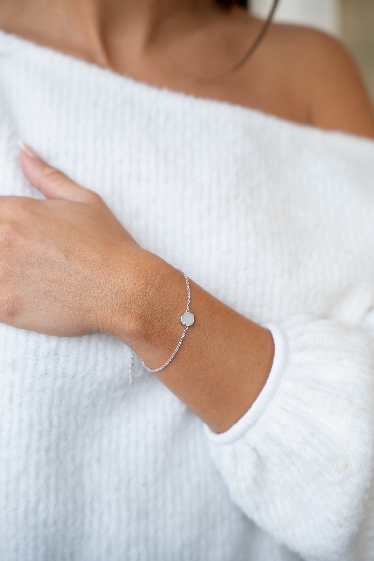 Lis | Moedermelk Armband Zilver
