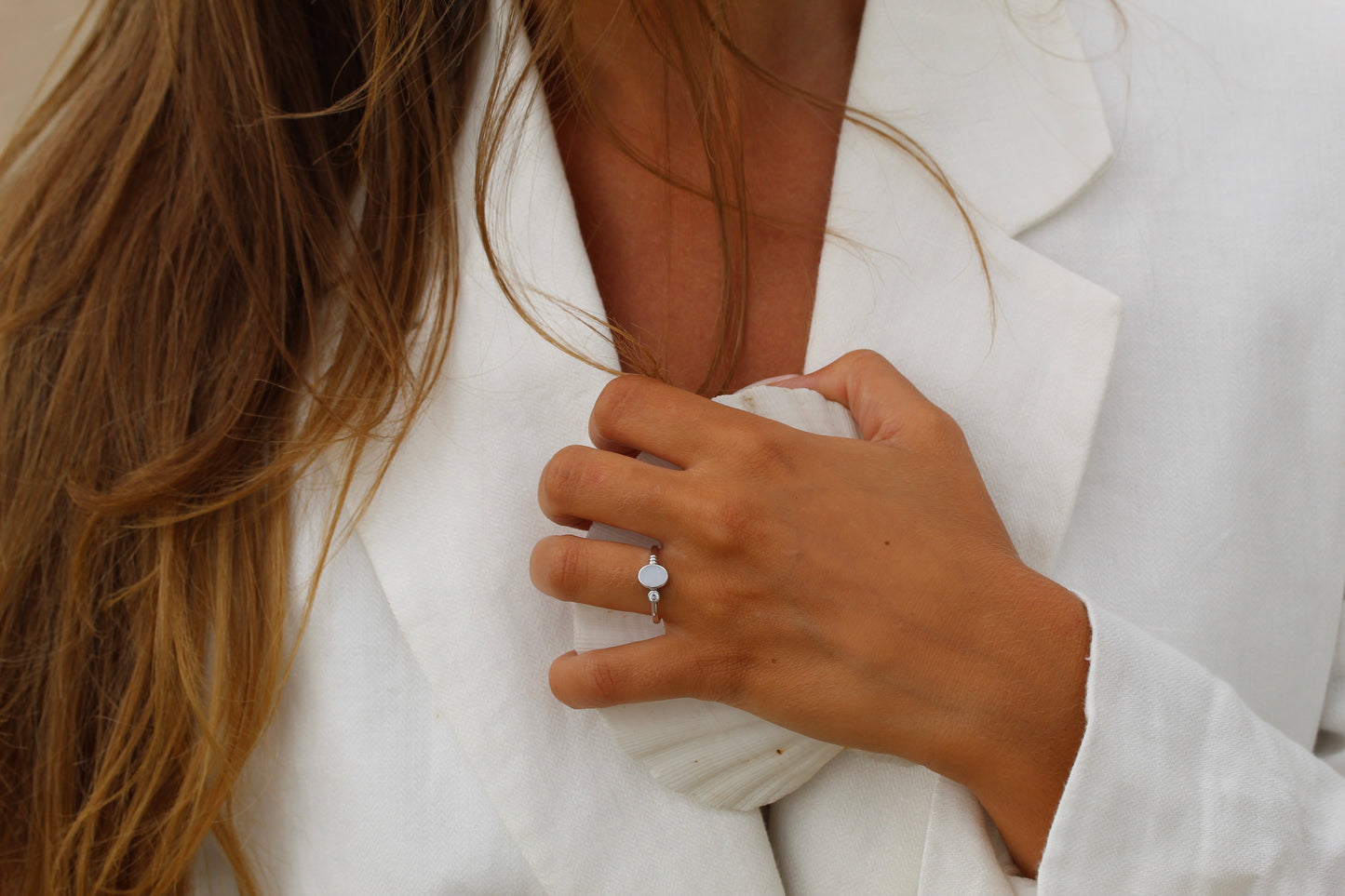 Elisa | Moedermelk Ring massief
