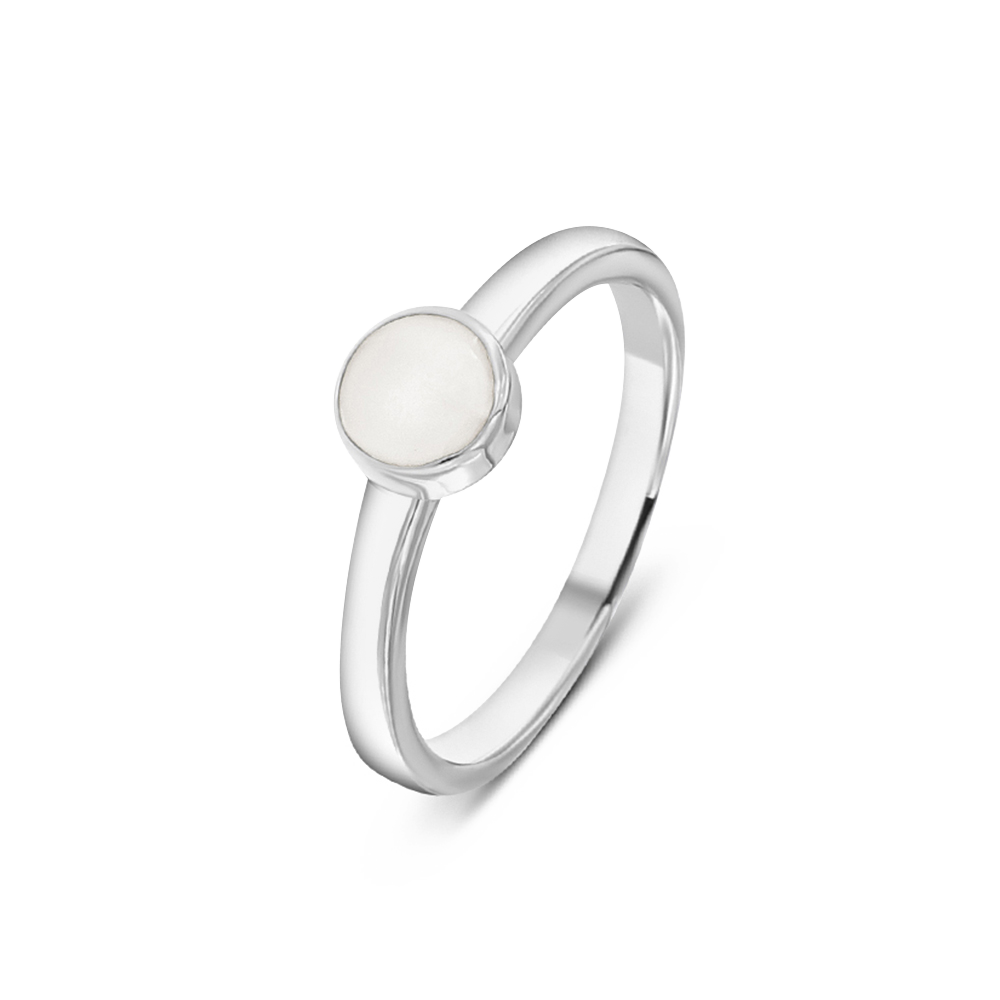 Lis | Moedermelk Ring massief
