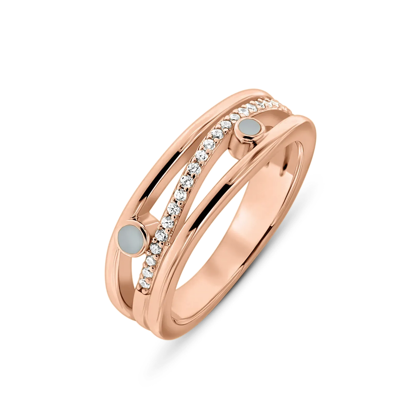 Charlotte | Moedermelk Ring massief