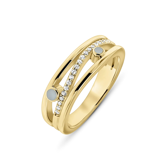Charlotte | Moedermelk Ring massief