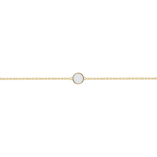 Gouden Lis moedermelk armband van Mama Jewels