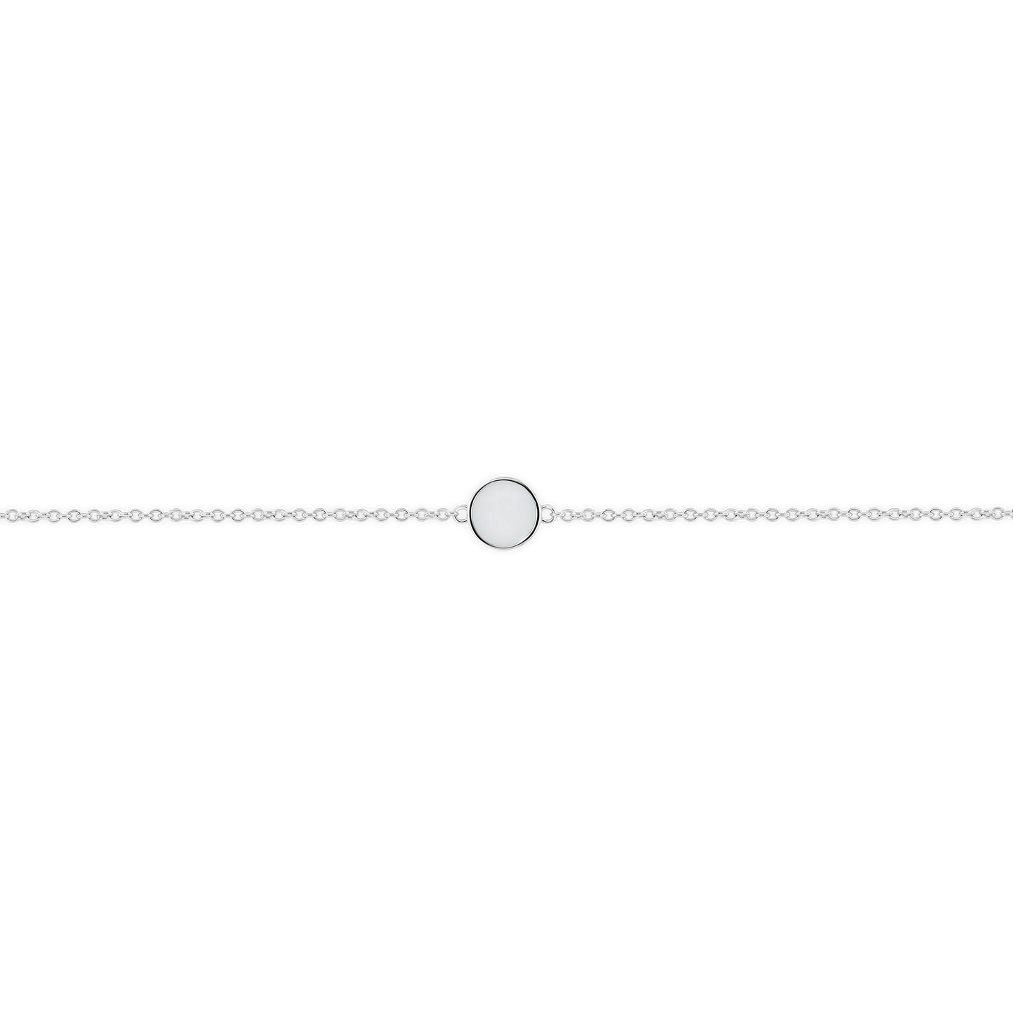 Lis moedermelk armband in witgoud