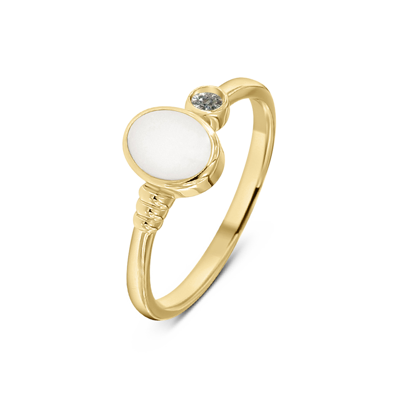 Elisa | Moedermelk Ring massief