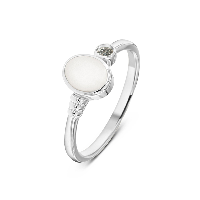 Elisa | Moedermelk Ring Zilver