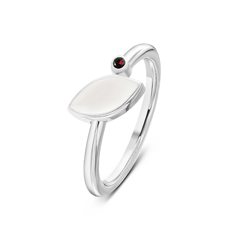 Lina | Moedermelk Ring Zilver