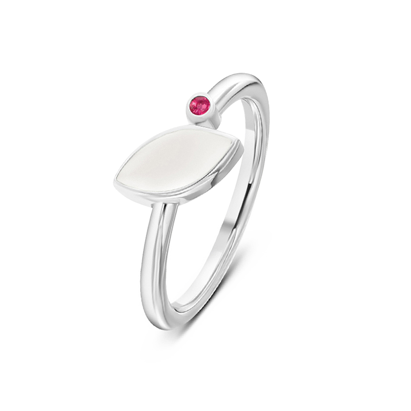 Lina | Moedermelk Ring Zilver