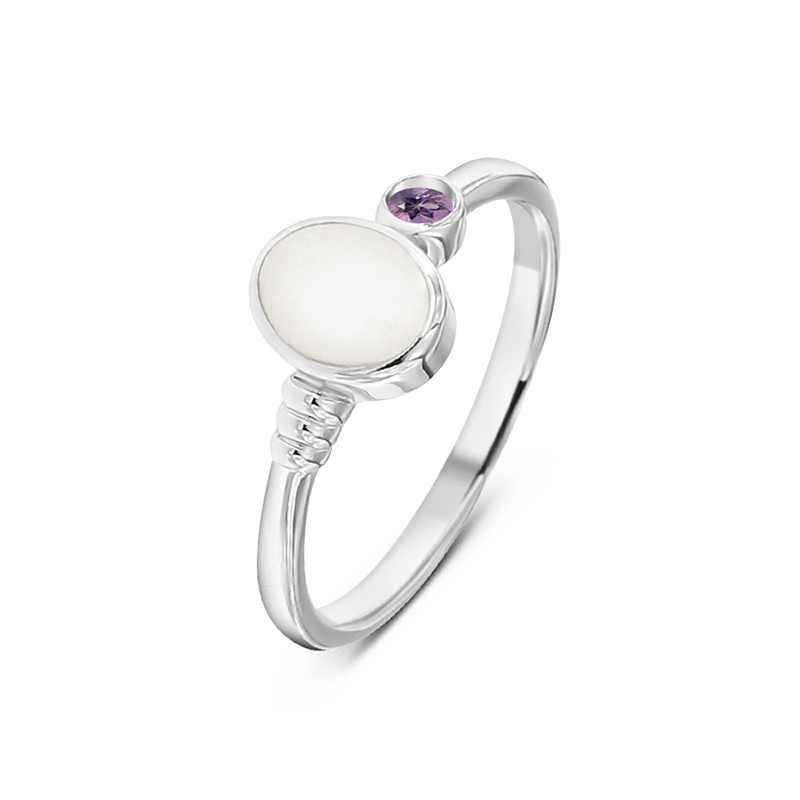 Elisa | Moedermelk Ring Zilver