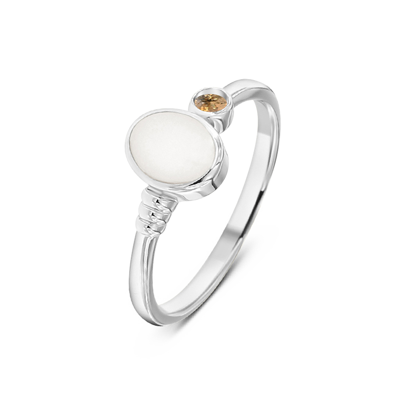 Elisa | Moedermelk Ring Zilver