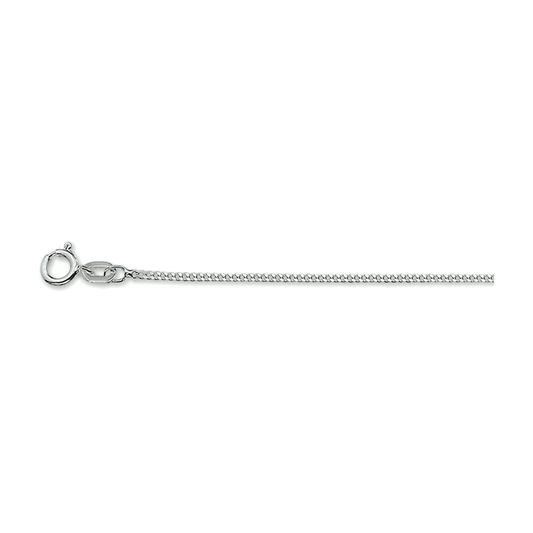 Gerhodineerd Zilver Collier